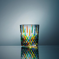 意大利原产ZECCHIN穆拉诺圣殿系列创意酒杯杯子手工水杯320ml 黄色