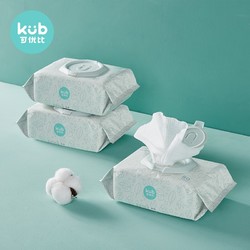 KUB 可优比 婴儿湿巾 80抽*6包 *3件