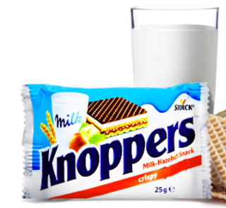 Knoppers 威化饼干 牛奶榛子巧克力味 200g*6袋
