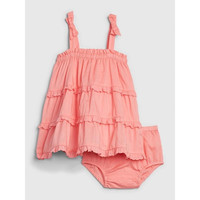 Gap 盖璞 女童宽松吊带连衣裙