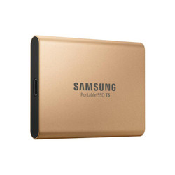SAMSUNG 三星 1TB Type-c USB3.1 移动硬盘 固态（PSSD）T5 玫瑰金