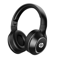 惠普(HP)商用BT200无线蓝牙头戴式耳机 手机电脑通用型充电耳机  蓝牙5.0降噪办公/游戏耳机 黑色
