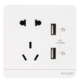 Schneider 施耐德 绎尚 五孔带USB插座 *2件