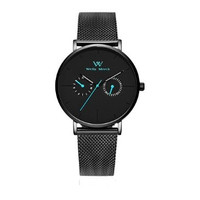 WELLY 威利 merck WELLY 威利 FIGHTER系列 WM003M.M1BBL 男士石英手表