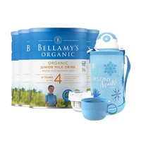 88VIP：BELLAMY'S 贝拉米 有机幼儿奶粉4段*4罐+冰雪奇缘儿童保温杯*1个