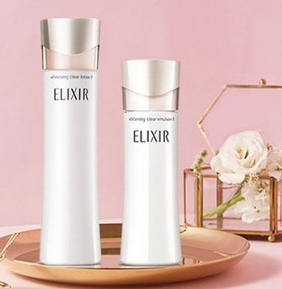 ELIXIR 怡丽丝尔 纯肌净白晶润护肤套装 2件套(清爽型水170ml+清爽型乳130ml)