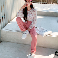 韩都衣舍 CQ9478 束脚运动休闲裤