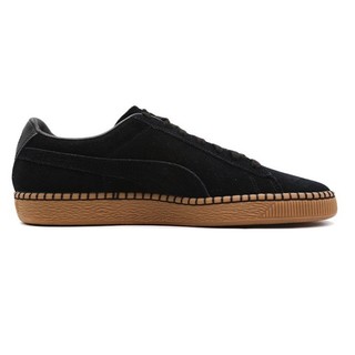 PUMA 彪马 SUEDE CLASSIC BLANKET STITCH 男士运动板鞋 368903-02 黑色 42.5