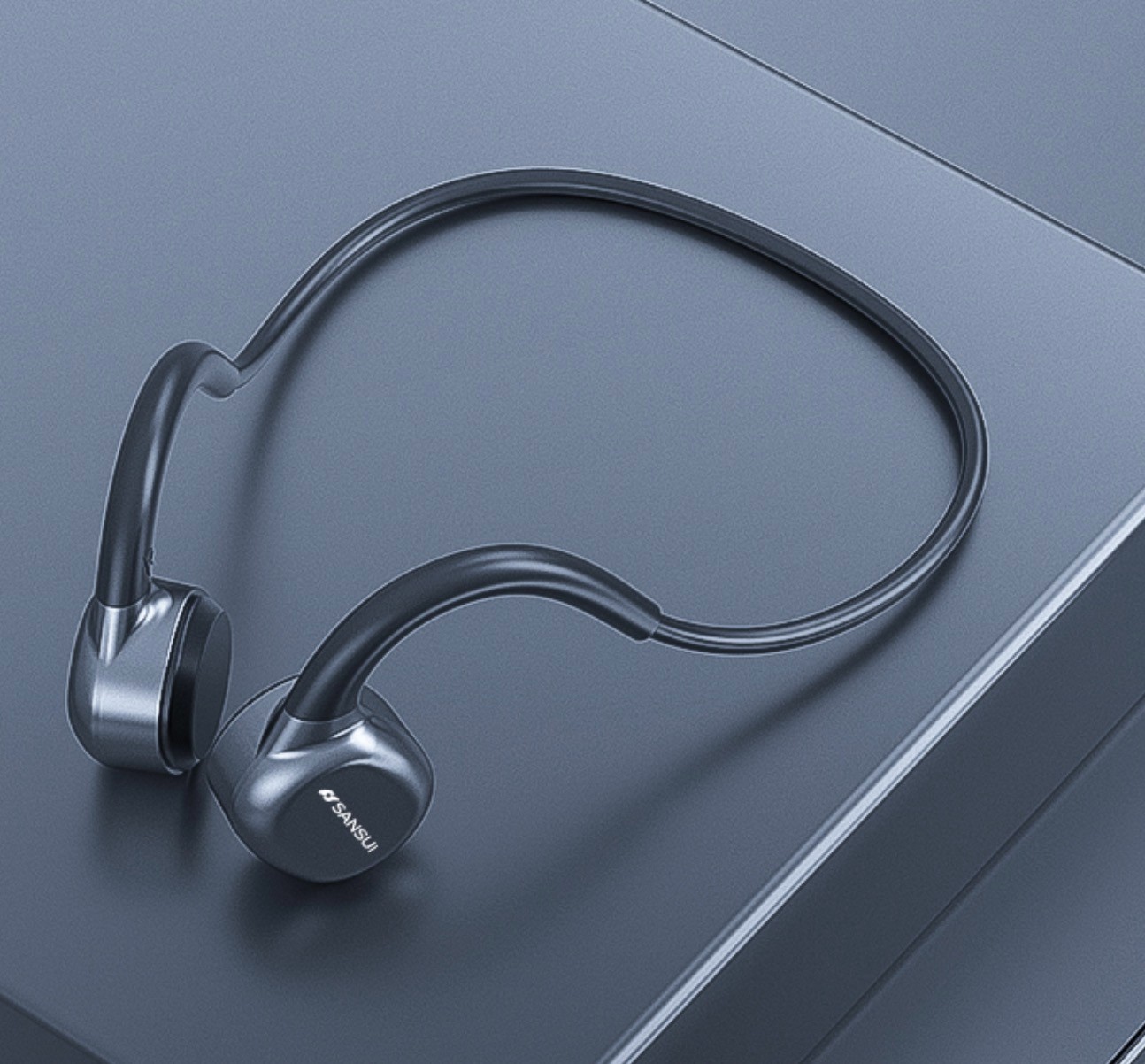 sansui山水i1骨传导耳机黑色