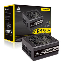 USCORSAIR 美商海盗船 RM650x 额定650W 全模组 电源（80PLUS金牌）