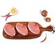 限地区：HUADONG 进口巴西猪里脊肉排 1kg *6件