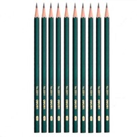 得力 HB铅笔 10支装 送卷笔刀 橡皮擦