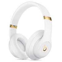 Beats Studio3 Wireless录音师3代 头戴式蓝牙无线耳机 降噪耳机 通用 白色