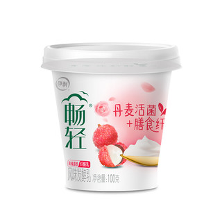 yili 伊利 畅轻纤酪乳勺吃酸奶 玫瑰荔枝味 100g*4杯