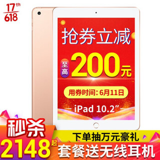 2019款金色10.2英寸 128G WLAN版-标配 iPad