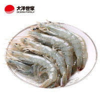 京东PLUS会员：大洋世家 原装进口厄瓜多尔白虾（中号） 2kg 100-120只 *2件