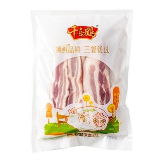 限辽宁：千喜鹤  美国猪五花肉条  1kg  *4件 +凑单品