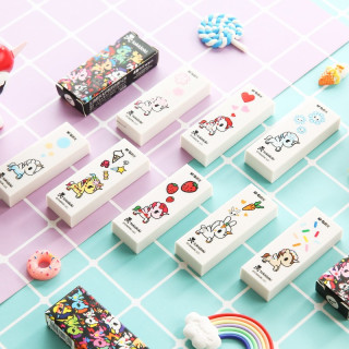 m&g 晨光 tokidoki系列 橡皮盲盒 5块