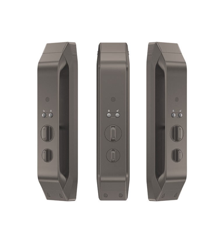 德施曼dessmannr7咖啡金3d人脸识别刷脸秒开指纹头电子密码锁