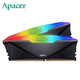 Apacer 宇瞻 16GB(8G×2)套装 DDR4 3600频率 台式机内存条-暗黑女神RGB灯条