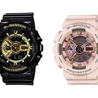 CASIO 卡西欧 G-SHOCK系列 GA-110GB-1A/S110MP-4A1 情侣石英手表