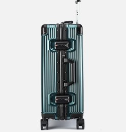 稻草人拉杆箱20寸万向轮学生新品铝框行李箱24寸男女旅行箱 6902120-2香槟 24