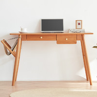 原始原素 实木书桌写字台北欧简约书房家具学习桌家用电脑桌F4161