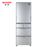 SHARP 夏普 BCD-412WWAE-S 变频风冷 多门电冰箱 412升
