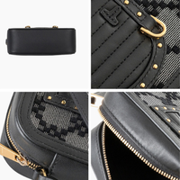 FURLA 芙拉 FORTEZZA M系列 女士格纹印花单肩斜挎包
