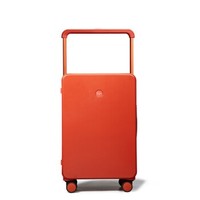 途加（TUPLUS）拉杆箱 男女个性PC旅行箱 24英寸静音万向轮行李箱 大容量时尚皮箱密码箱子 熟橘