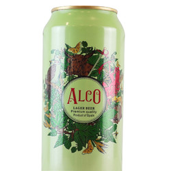 ALCO 阿尔寇（ALCO） 西班牙原装进口啤酒阿尔寇（ALCO）黄啤酒 阿尔寇黄啤500ml*24瓶