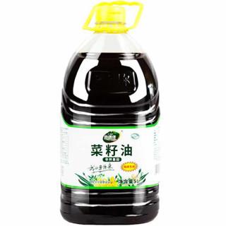 合适佳 低芥酸菜籽油 5L 非转基因植物油 双低食用油 呼伦贝尔农垦出品 *7件