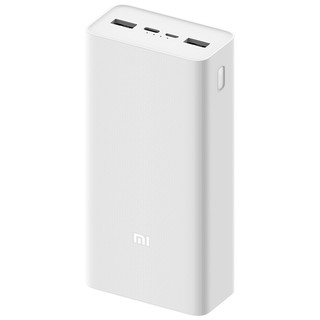 Xiaomi 小米 PB3018ZM 移动电源 白色 30000mAh Type-C Micro-B 18W双向快充