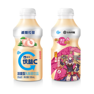 MENGNIU 蒙牛 优益C 活菌乳酸菌饮品 乌龙白桃味 330ml*12瓶