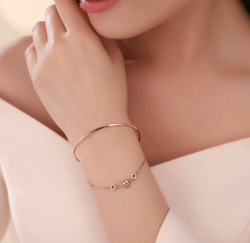 CHJ JEWELLERY 潮宏基 SDK30001710 18K金小蛮腰-双层链镯