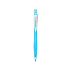 日本三菱（Uni）学生自动铅笔M5-228侧按出芯活动铅笔带橡皮 浅蓝色单支装 *12件