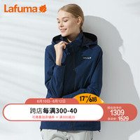 LAFUMA乐飞叶户外时尚防水透气女士冲锋衣潮牌登山服LFJA9AS10 海军蓝N2 38(165/84A)