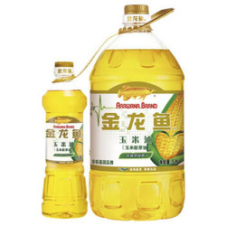 金龙鱼 玉米油（玉米胚芽油） 5L（捆绑小油）