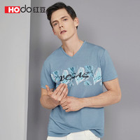 HONG DOU 红豆 HWX7T6456-B5 男士短袖T恤