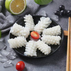 初鲜 冷冻鱿鱼花 400g 袋装 火锅烧烤食材 海鲜水产 *5件