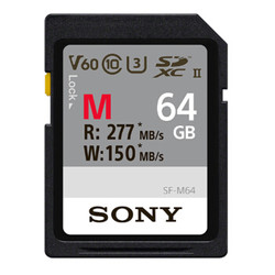 SONY 索尼 SF-M64/T2 CN（64G）内存卡 微单 相机 摄像机储存卡