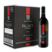 澳洲红酒原瓶进口 佳酿集团 麦格根（McGuigan）黑牌 红葡萄酒 整箱装750ml*6支