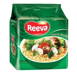 越南进口 阮婆婆（Reeva) 方便面速食面 素食泡面 325g（65g*5包入） *10件