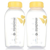 美德乐（Medela）母乳储存瓶储奶瓶 PP材质 250ml 2个装 储奶袋/瓶 原装进口