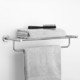 悍高（HIGOLD） 勒托系列304不锈钢卫浴挂件毛巾架双杆毛巾架-免钉免打孔