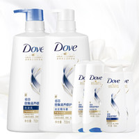 多芬密集滋养修护洗发水护发素改善毛躁正品700ml*2 *4件