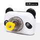 凡小熊 卡通熊猫带灯光全自动泡泡相机