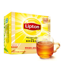 Lipton 立顿 黄牌精选红茶包S100包200g斯里兰卡红茶叶
