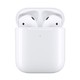 百亿补贴：Apple 苹果 新AirPods（二代）真无线蓝牙耳机 有线充电盒版