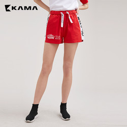 KAMA卡玛 7219205 女士运动热裤